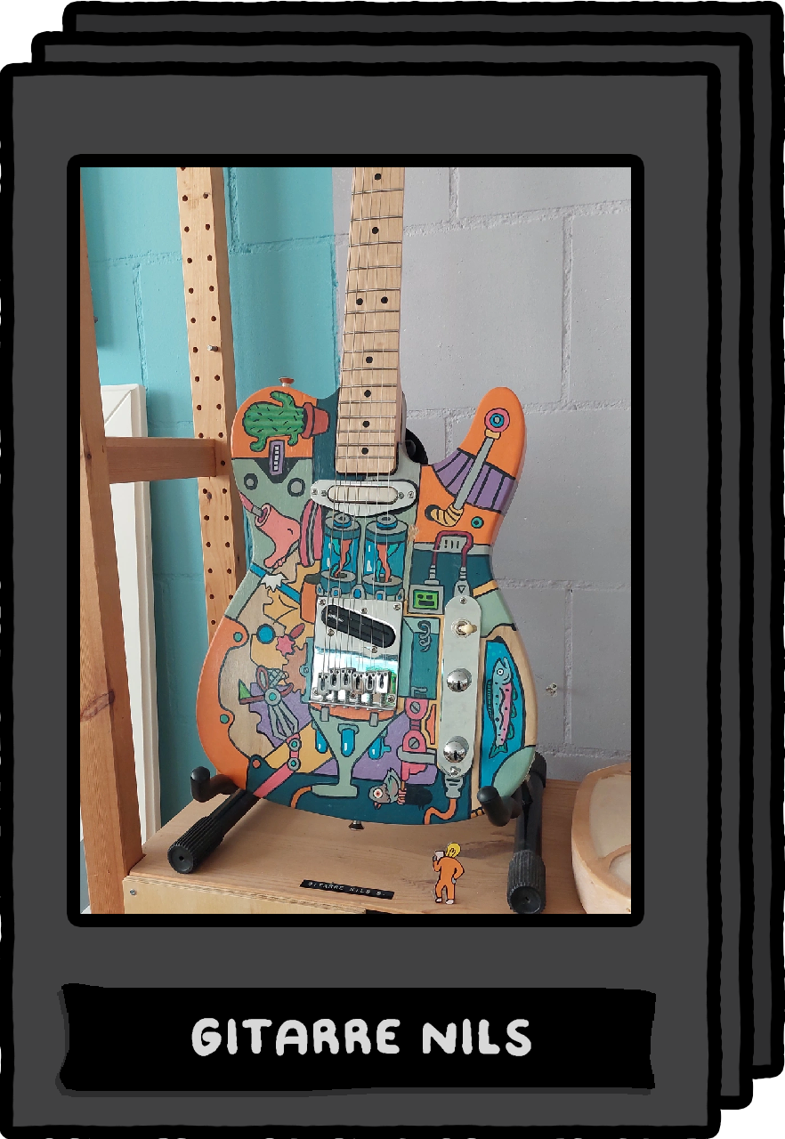 Gitarren Design für Nils